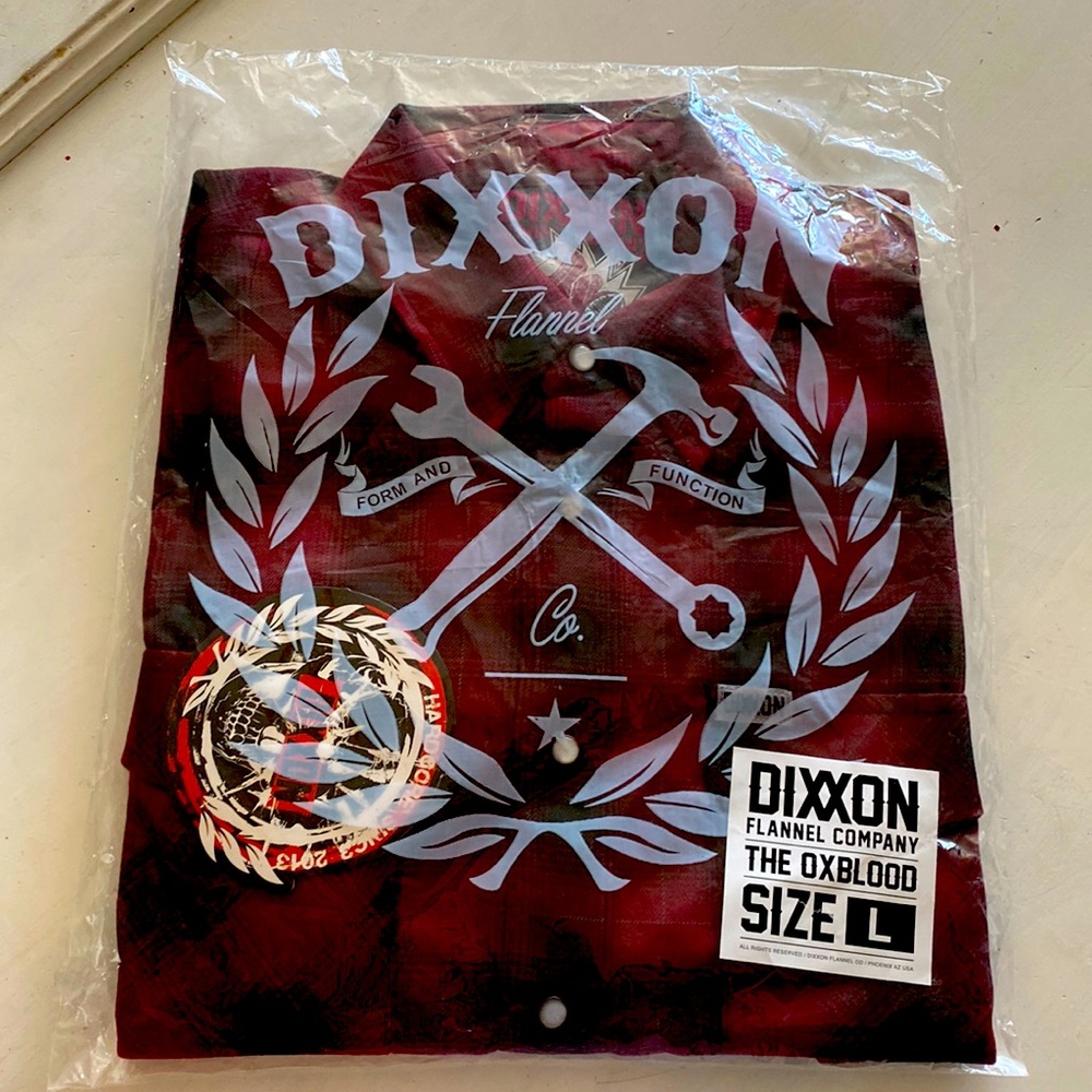 NWT - Dixon Oxblood flannel